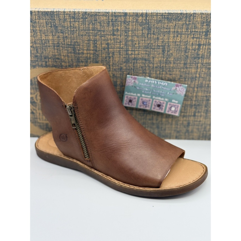 Born Hazle Gladiator Sandals for Women, Size 8, Brown Leather, New